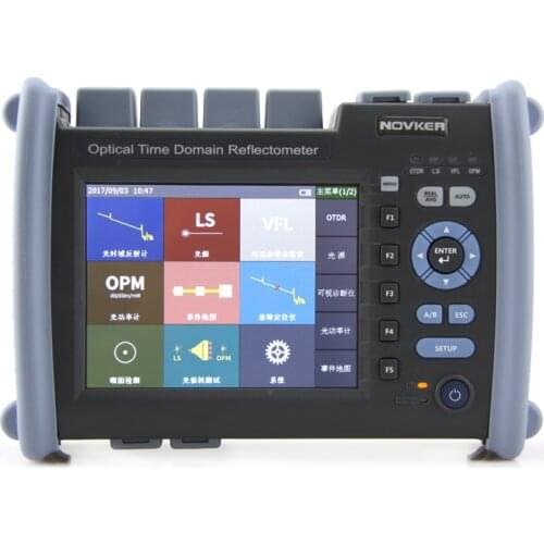Multifunction Handheld NK6000 OTDR 1310/1550nm Optical Time Domain Reflectometer Integrated VFL 5mW 35/33dB Optical Power Meter