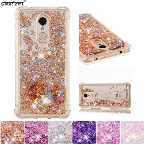 For Xiaomi Redmi 5 Plus Soft Silicone Bumper Case Xiomi Xaomi Red Mi 5A 4A Redmi5 Glitter Dynamic Liquid Quicksand Phone Cover
