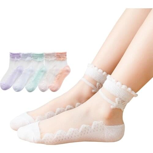 New girls socks summer thin fashion casual girls socks