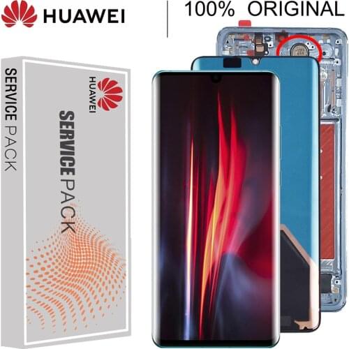 Original 6.47" Display with frame Replacement for Huawei P30 Pro LCD Touch Screen Digitizer Assembly VOG-L29 VOG-L09 VOG-L04