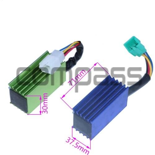 Green blue five needle racing round needle ignition box for 50cc 90cc 110cc 125cc 150cc scooter ATV off-road vehicle