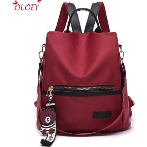 Backpack for women 2019 fashion Leisure backpack for laptop oxford women anti-theft bags school bag for teenage girl Mochila Muj