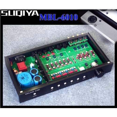 SUQIYA-Refer to MBL6010 line fully balanced version remote control pre-amplifier machine OPA627+TALEMA transformer