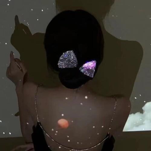 Bow Fabric Hair Band Meatballs Hair Band Sweet Printed Plate Hair Device Stewardess Bud Head Plate Hair Work Tie Hair Lazy