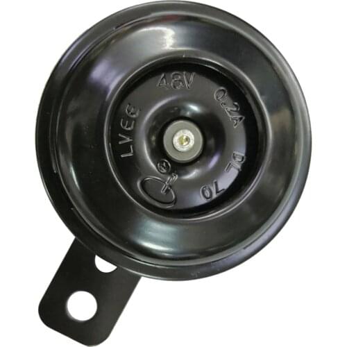 Disc Horn Universal Loud Motorcycle Round Loudspeaker 48V 0.2A Electric Vehicle Siren Loud Horn Super High Pitch Air Horn