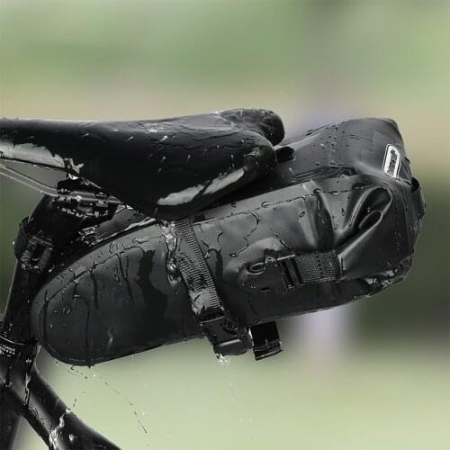 Rhinowalk 2.5L Bicycle Saddle Bag Bicycle Panniers Full Waterproof Cycling Bags Seats Bag High Capacity Backpack