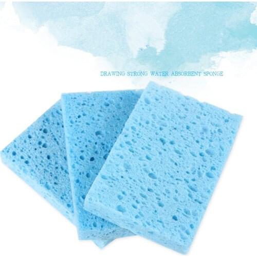 1 pc Watercolor Brush Sponge Soft Magic Sponge For Watercolor/Gouache/Acrylic Painting Cleaning Tool Water Absorbent Sponge