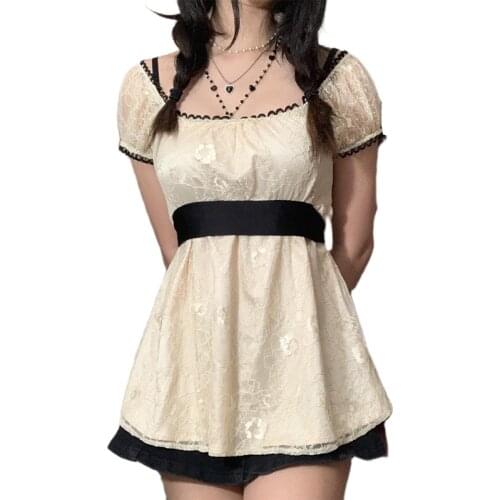 Xingqing Summer Dresses With Sleeves
