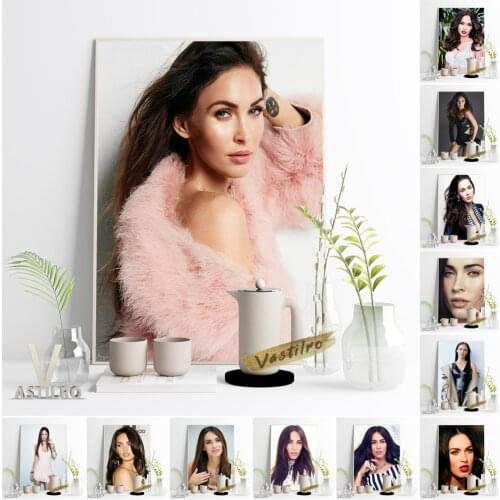 Megan Fox Actress Fashion Magazine Album Poster Star Celebrity Portrait Art Prints Modern Living Room Bar Hotel Cafe Home Decor