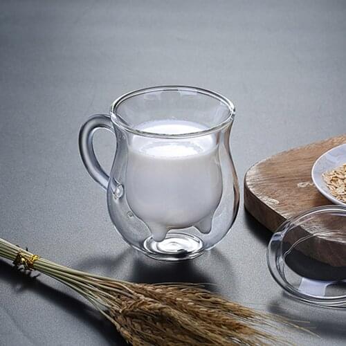 1PC Creative Octopus Claw Cup Double Insulation Milk Cup Vaso De Vidrio Coffee Tea Juice Container Drinkware Kitchen Tableware