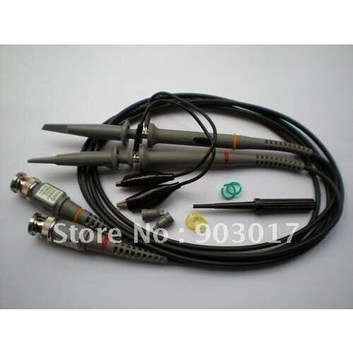 100MHz Scope Clip Probes for Oscilloscope Grey 2 pcs per Lot