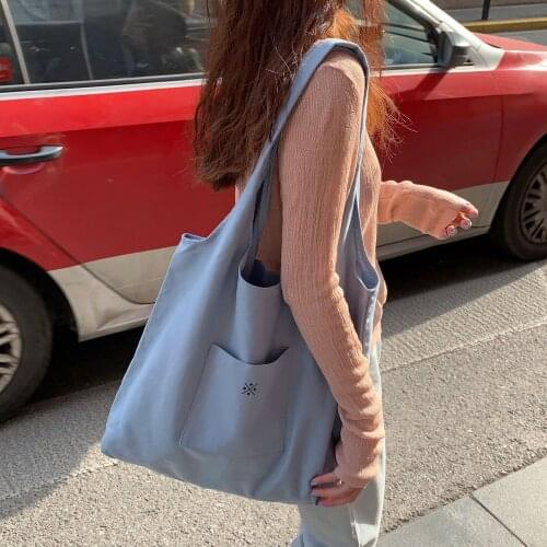 2021 Summer Canvas Bag For Women Shoulder Bag Tote Bag Shopper Bag Bolsa Feminina Bolso Mujer Women Bag Handbag Sac A Main Femme