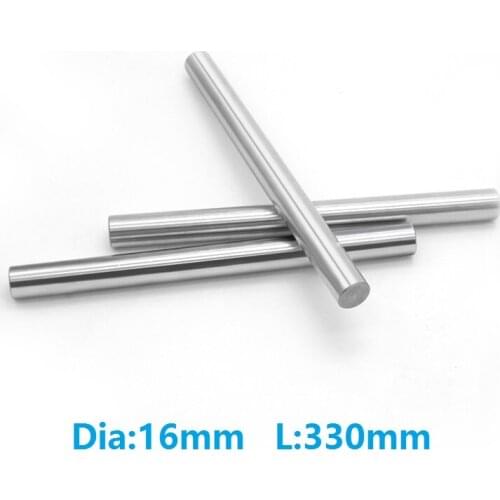 30pcs/lot 16mm linear shaft 330mm long 16x330mm hardened chromed plated shaft steel rod bar CNC router 3D printer