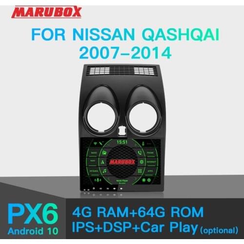 Marubox Car Radio for Nissan Qashqai Dualis 2007-2014, 9" Auto Multimedia Video Player With DSP, Android GPS Navigation 9A002
