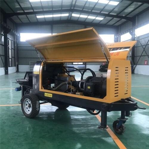 Concrete Pump Cement Stone Secondary Structure Ground Canal Construction Site