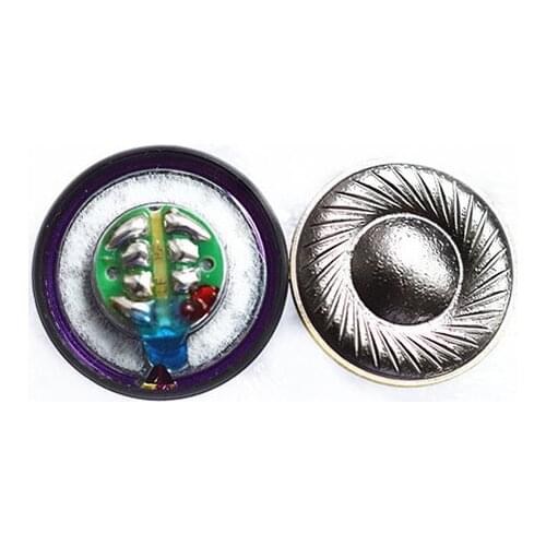 15.4mm 130 ohm Headphone HiFi Loudspeakers Beryllium Speaker unit for MX500 DIY with Shell Cases 108dB/W