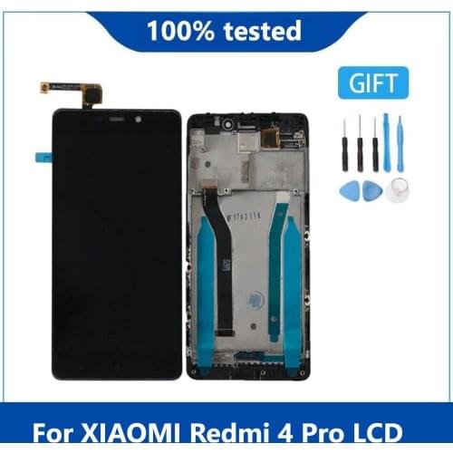 For XIAOMI Redmi 4 Pro Display Touch Screen with Frame For XIAOMI Redmi 4 Prime LCD Display Replacement For Redmi 4 Pro LCD