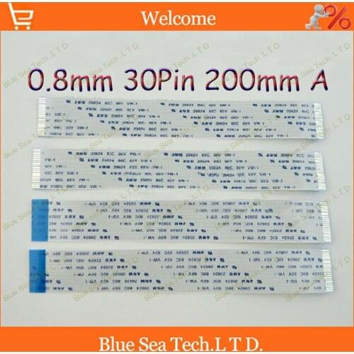 FFC FPC Flexible Flat Cable 0.8mm pitch 30 pin 200mm Isotropy A cable,20624