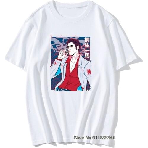 Dragon Of Dojima T Shirt Yakuza Japan Dragon Gangster Videogame Christmas Round Collar Tshirts Harajuku Vintage Tops Tees
