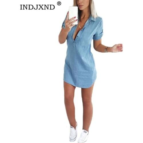 Летние платья больших размеров INDJXND China At AliExpress