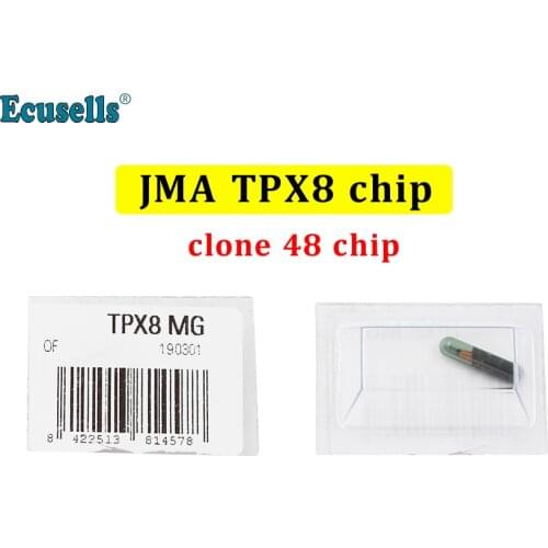 JMA KEY CHIP TPX8 encrypted GLASS chip TRANSPONDER cloner CHIP COPY ID48 48 CHIP
