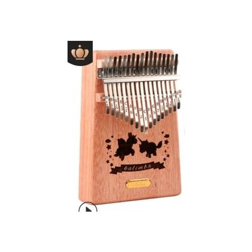Mahogany Thumb piano Kalimba 17-tone finger piano beginners entry portable musical instrument kalimba finger piano unicorn