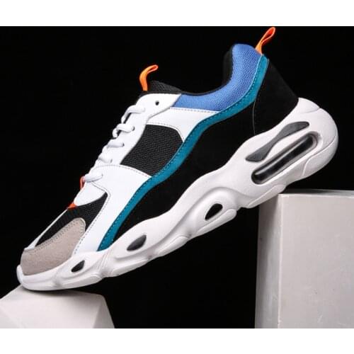Weweya Mixed Colors Dad Sneakers Men Vulcanized Shoes Damping Cushion Trainers Male Breathable High Quality Chunky Sneakers