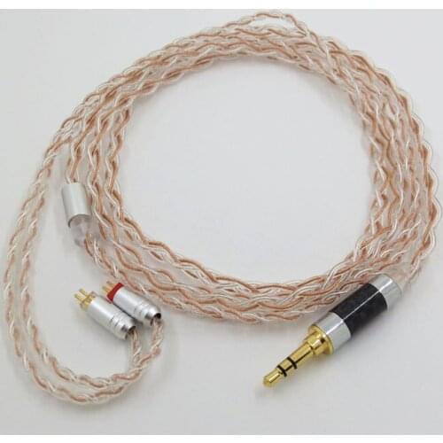 Copper and silver mixed MMCX interface SE215 SE535 W4R 0.78mm pin