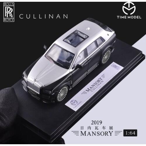 TM Model 1:64 Rolls Royce SUV Cullinan Alloy simulation car model toy with original box collection car model gift