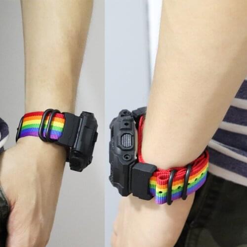 Nylon NATO Watchband for Casio G-Shock GA-110/ 100 DW-5600 GW-6900 GW-M5610 Bracelet Band Strap With Adapters Black Buckle