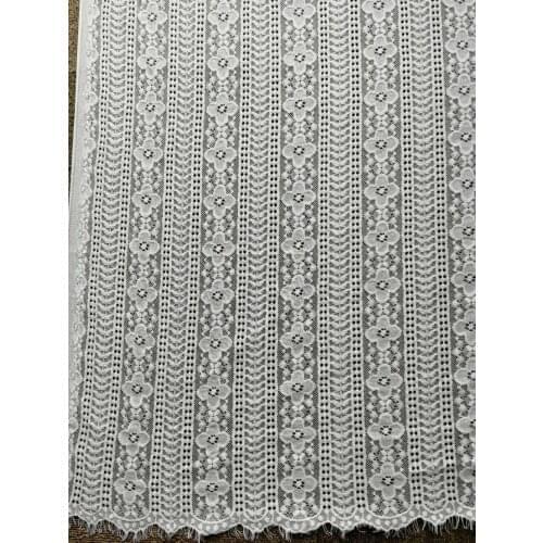 Wholesale Hight Quality Ivory Bridal Lace Fabric for Wedding Dress african guipure Lace trim and lace fabric