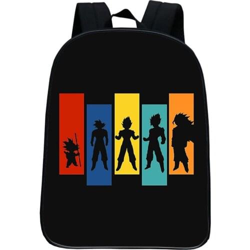 Son Goku Backpack Mens School Bag Children Bags Anime Travel Backpack Kakarotto Bookbag Boy Girl Backpack Fashion Rucksack