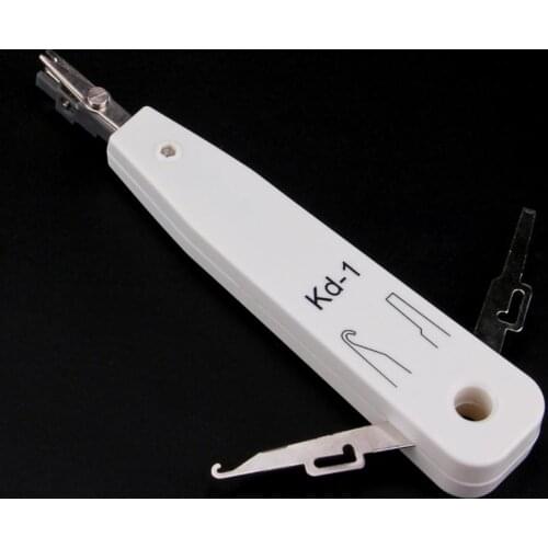 Besegad Ethernet Network Patch Panel Faceplate Punch Down Tool Network Wire Cat5 RJ11 RJ45 Telephone Terminal Insertion Tools