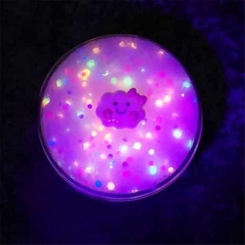 Glow In Dark Star Fluffy Foam Slime Clay Ball Supplies Charms Slime Cloud Craft 77HD
