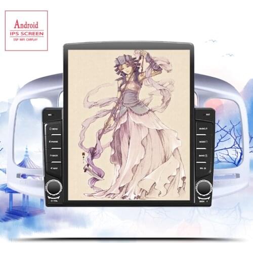 Tesla 9.7" For Hyundai Accent radio 2006 - 2011 6+128G Car Radio 2 din android 10.0 Audio multimedia Player Navigation GPS WiFi