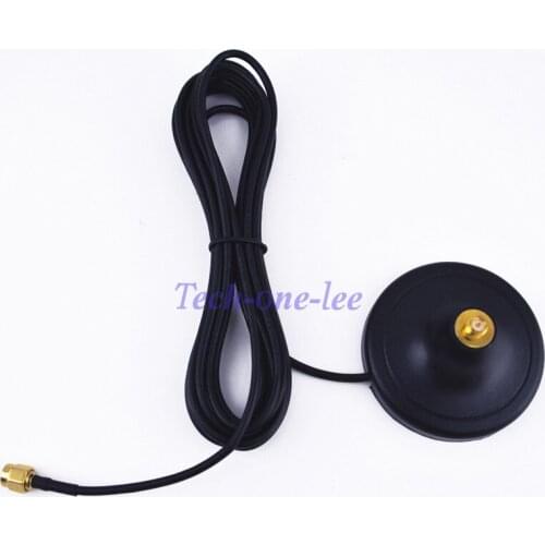 10 piece/lot 2.4G WIFI Antenna Magnet Base with RP SMA Plug connector gsm antenna 3g magnetic stand
