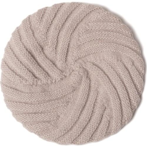 100%goat cashmere vintage classic big hats fashion beanies caps for women & children EU/L(58-60cm)