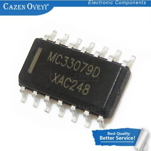5pcs/lot MC33079DR2G MC33079DG MC33079D MC33079 SOP-14 Four operational amplifier IC In Stock