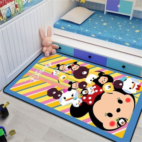 80x160cm Disney Mickey Baby Play Mat Anti - Slip Kitchen Mat Rug Child Floor Pads Rugs for Boys Bedroom Girl Rug