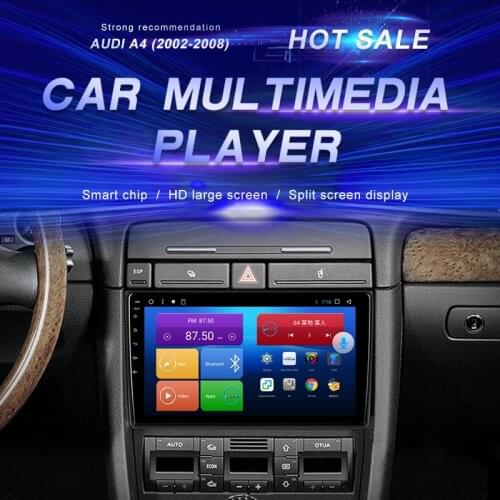 Android Car DVD For AUDI A4 (2002-2008) Car Radio Multimedia Video Player Navigation GPS Android10.0 Double Din