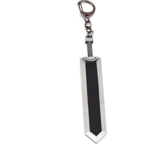 Anime Berserk Behelit Guts Dragonslayer Dragon Slayer Sword Alloy Keychain Keyring Key Chain Jewelry Accessories