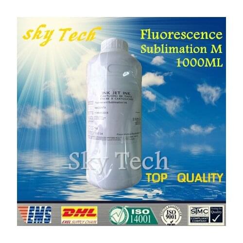 Fluorescent Sublimation ink Magenta ,suit for Epson wide-format and desktop printer ,For T-shirt ,phone shell, Mugs ,ceramics