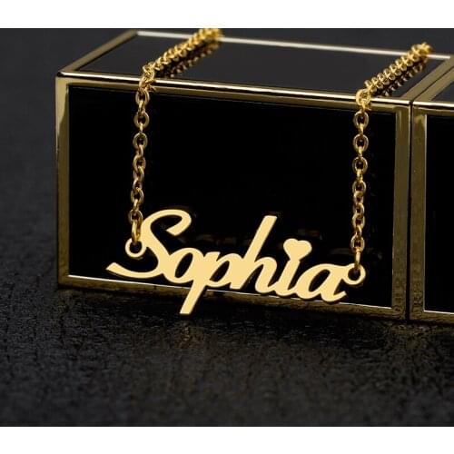 Personalized Custom Name Bracelet For Women Stainless Steel Charms Handmade Engraved Handwriting Love Bangle Gift Gold Bracelet