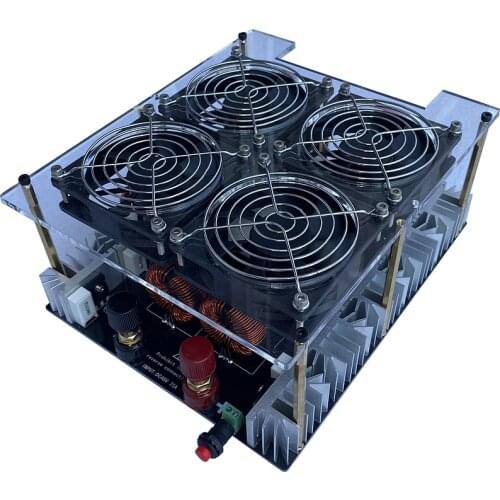 5000W ZVS Induction Heater Induction Heating PCB Board Heating Machine Melted Metal + Coil+Pump+ crucible+power supply