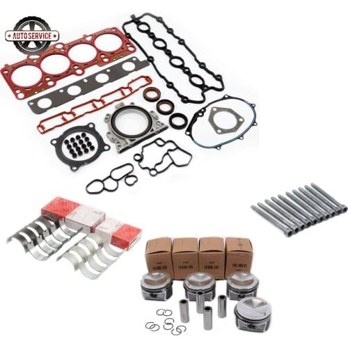 Engine Overhaul Rebuilding Kit Pistons & Rings Φ82.51mm / Φ22mm Set For Audi S3 TTS 2.0 TFSI CDLA CDLC VW Golf Scirocco 2.0 R