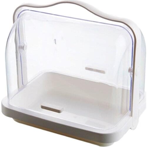 Kitchen Bread Storage Box Plastic First Aid Medicine Storage Box Cosmetic Organizer Multifunctional Flip Medicine Bread Boxes