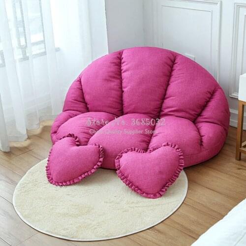 Lazy Cute Sofa Bed Tatami Bedroom Modern Folding Adjustable Sleeper Chaise Lounge Girl Chirdren Chair Floor Furniture