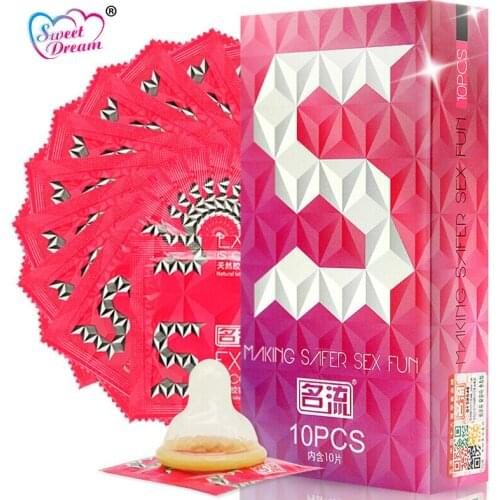 Personage Small Condoms 10 Pcs/Lot Sex Fun Natural Latex Condoms for Men Lubricated Contraception Sex Toy Sex Products LF-050
