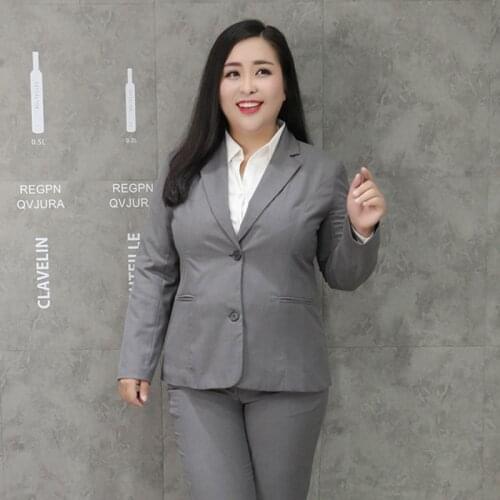 10XL Women New Spring Autumn Large Size Suit Jacket Female Fashion Slim Professional Wear Female Temperament Solid Color Suit
