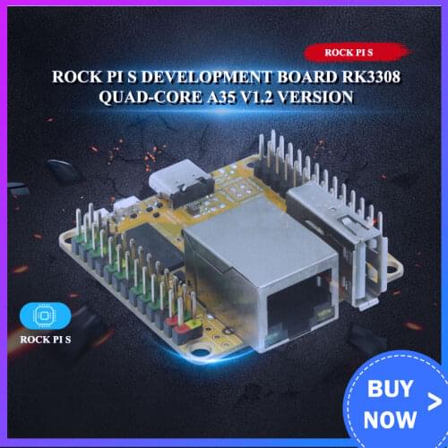 RK3308 CHIP SBC Development board ROCK PI S V1.2 256MB/512MB RAM for IoT products and smart speakers dropship